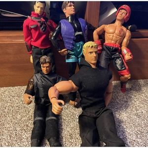 lot of 5 vintage mattel And Playing Mantis 1998